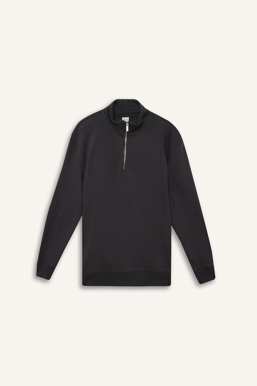 Erkek Antrasit Comfort Fıt Kalın Kumaş Sweatshirt