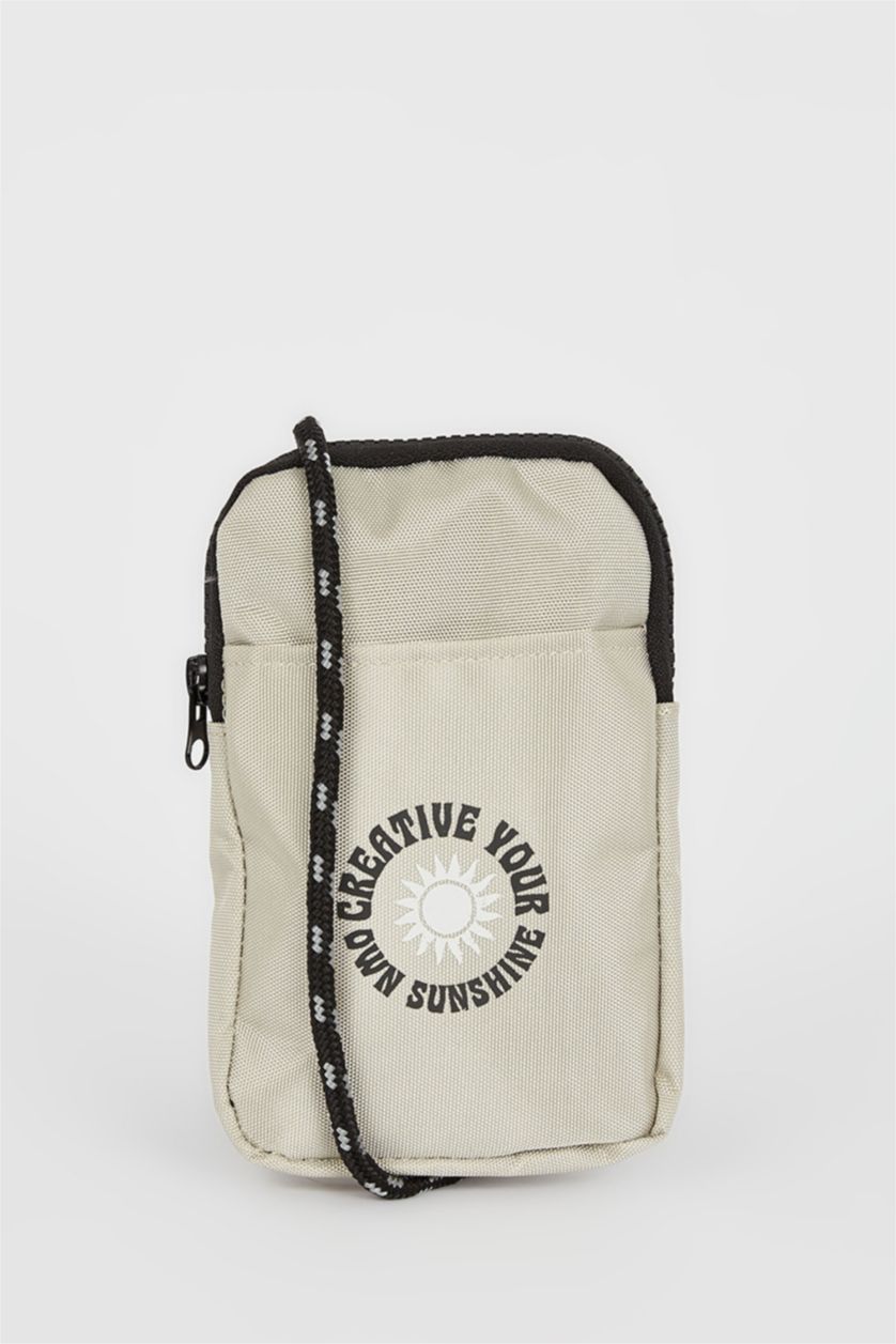 BOYS & TEENS Beige Boy Water Repellent Fabric Shoulder Bag