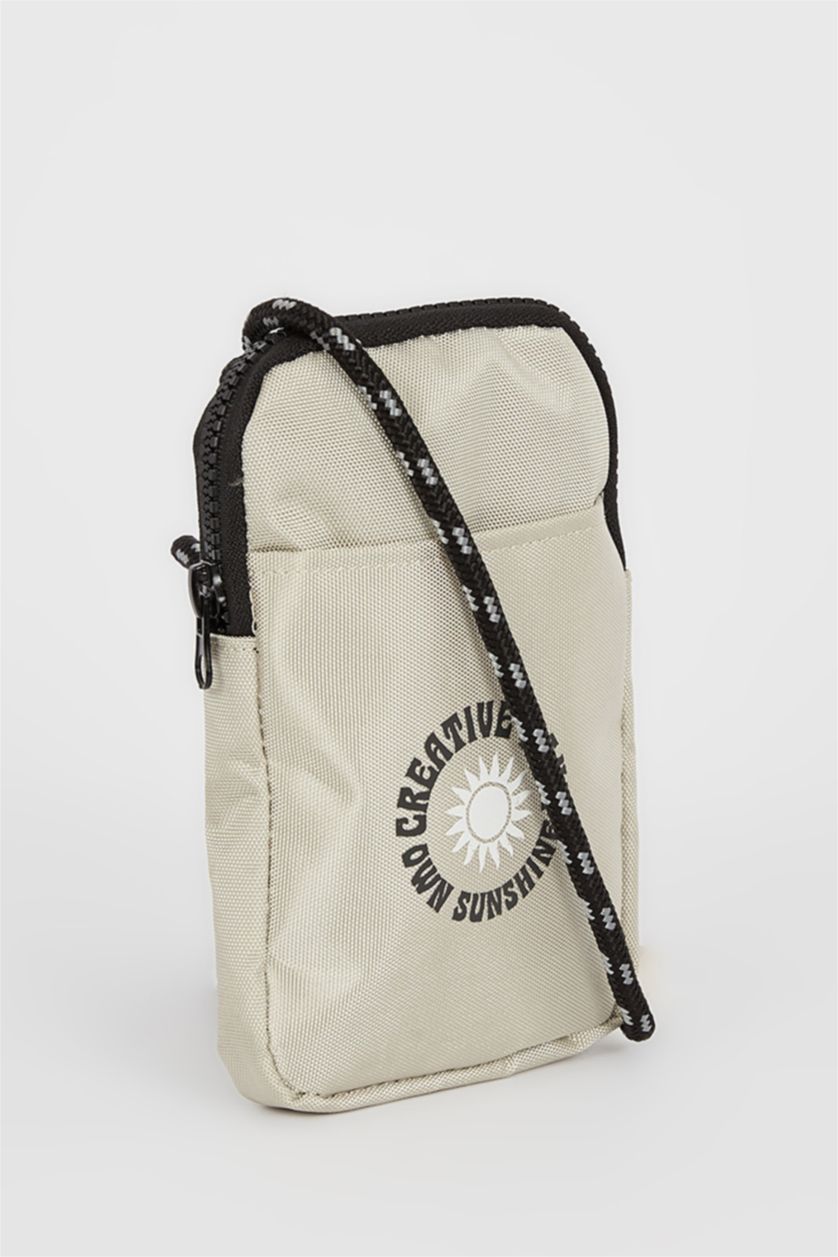 BOYS & TEENS Beige Boy Water Repellent Fabric Shoulder Bag