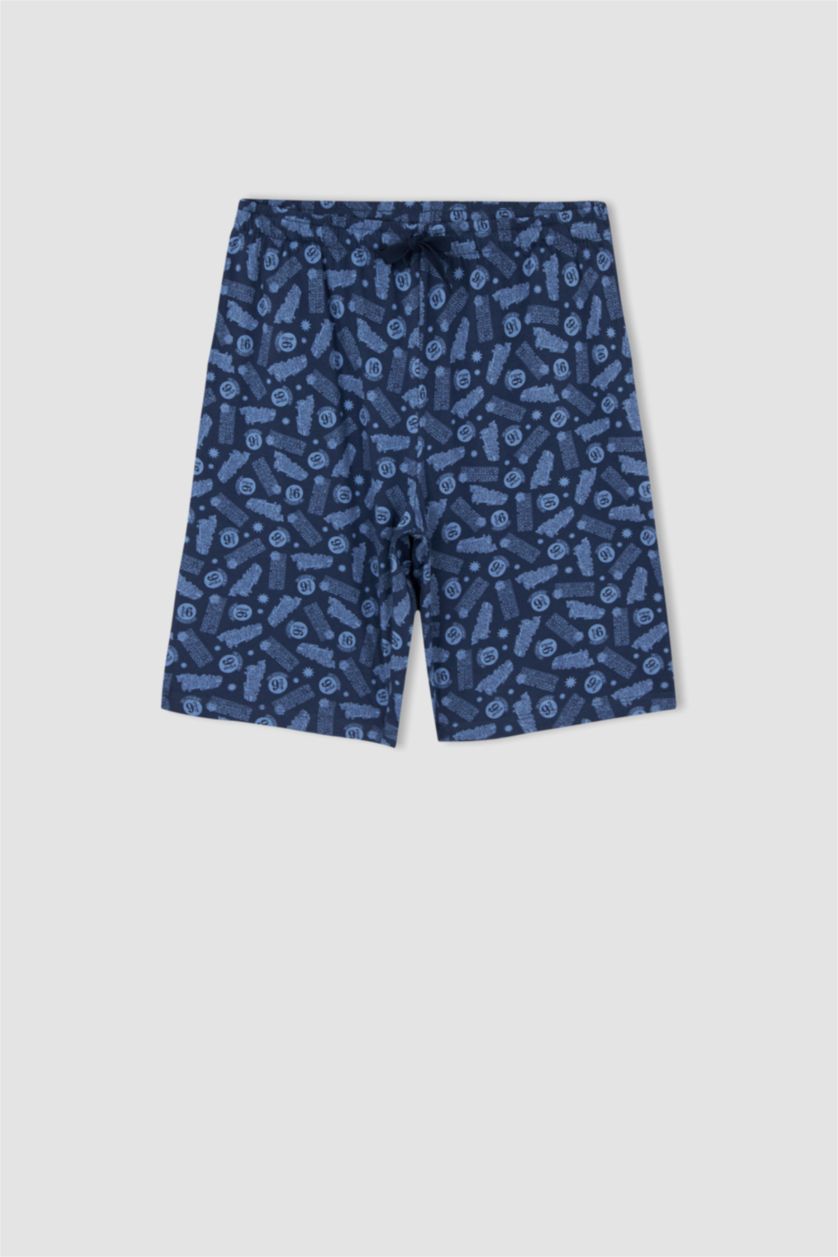 Erkek Gri Melanj Harry Potter Regular Fit Bisiklet Yaka 2'li Takım