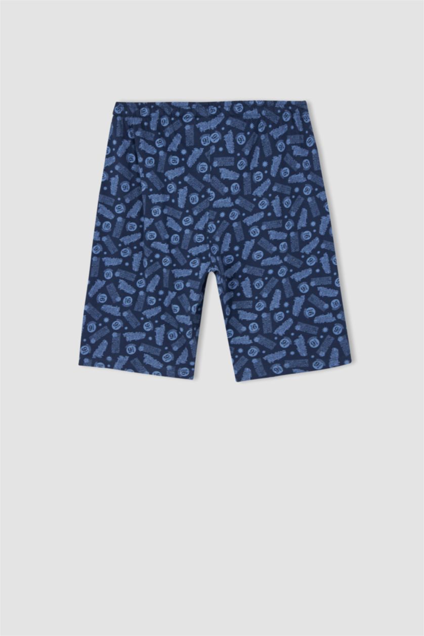 Erkek Gri Melanj Harry Potter Regular Fit Bisiklet Yaka 2'li Takım