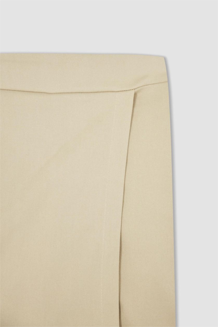 FILLES Beige Jupe-short en Twill Beige pour fille