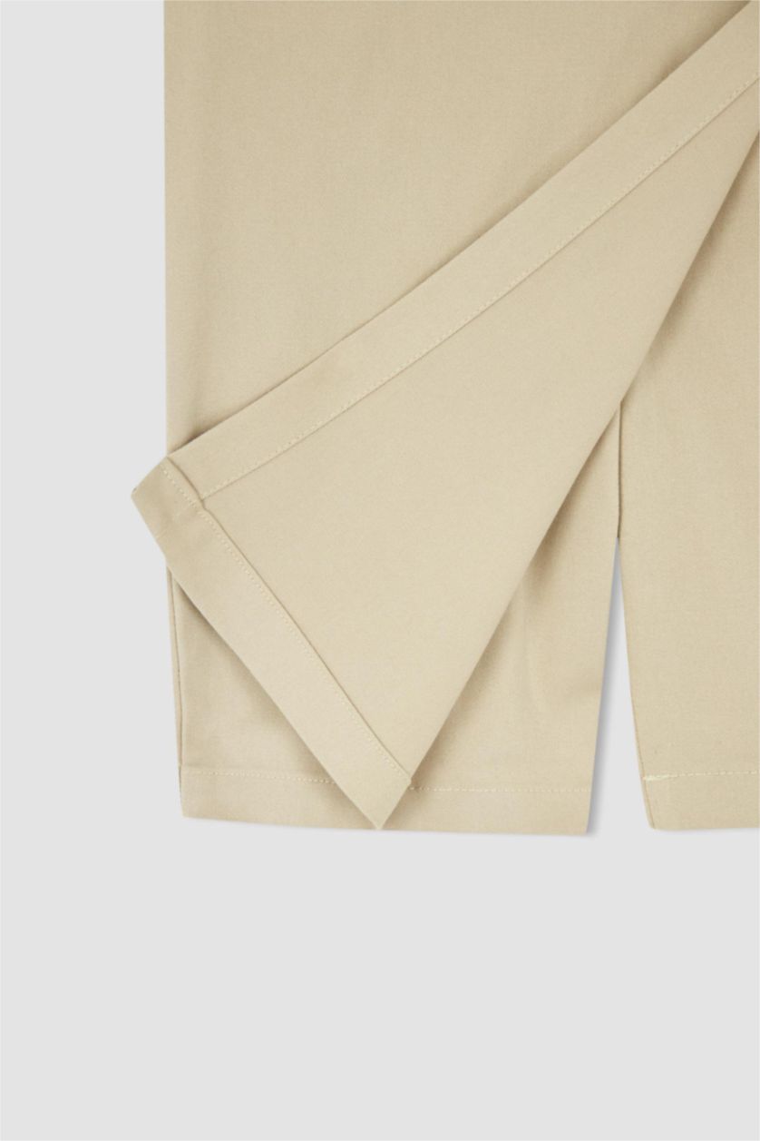 FILLES Beige Jupe-short en Twill Beige pour fille