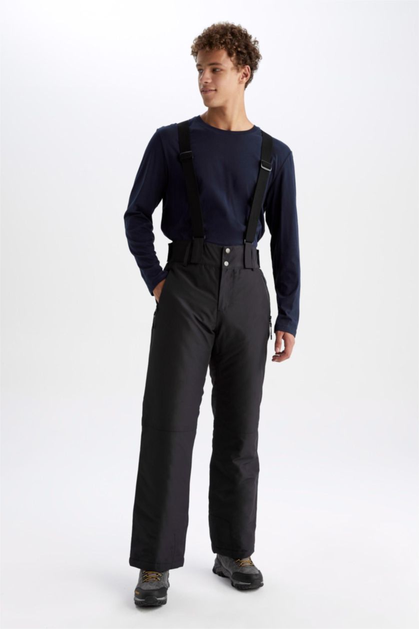 Erkek Siyah Regular Fıt Jogger