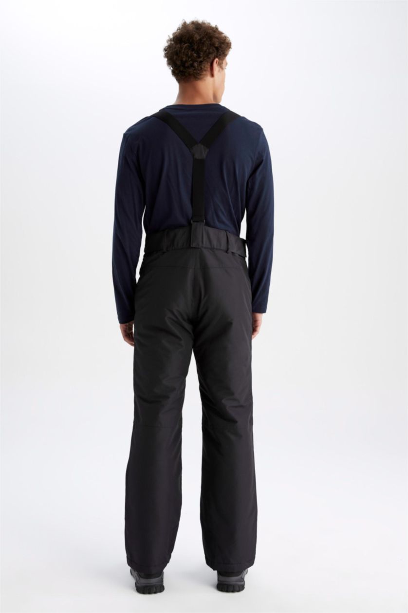 Erkek Siyah Regular Fıt Jogger