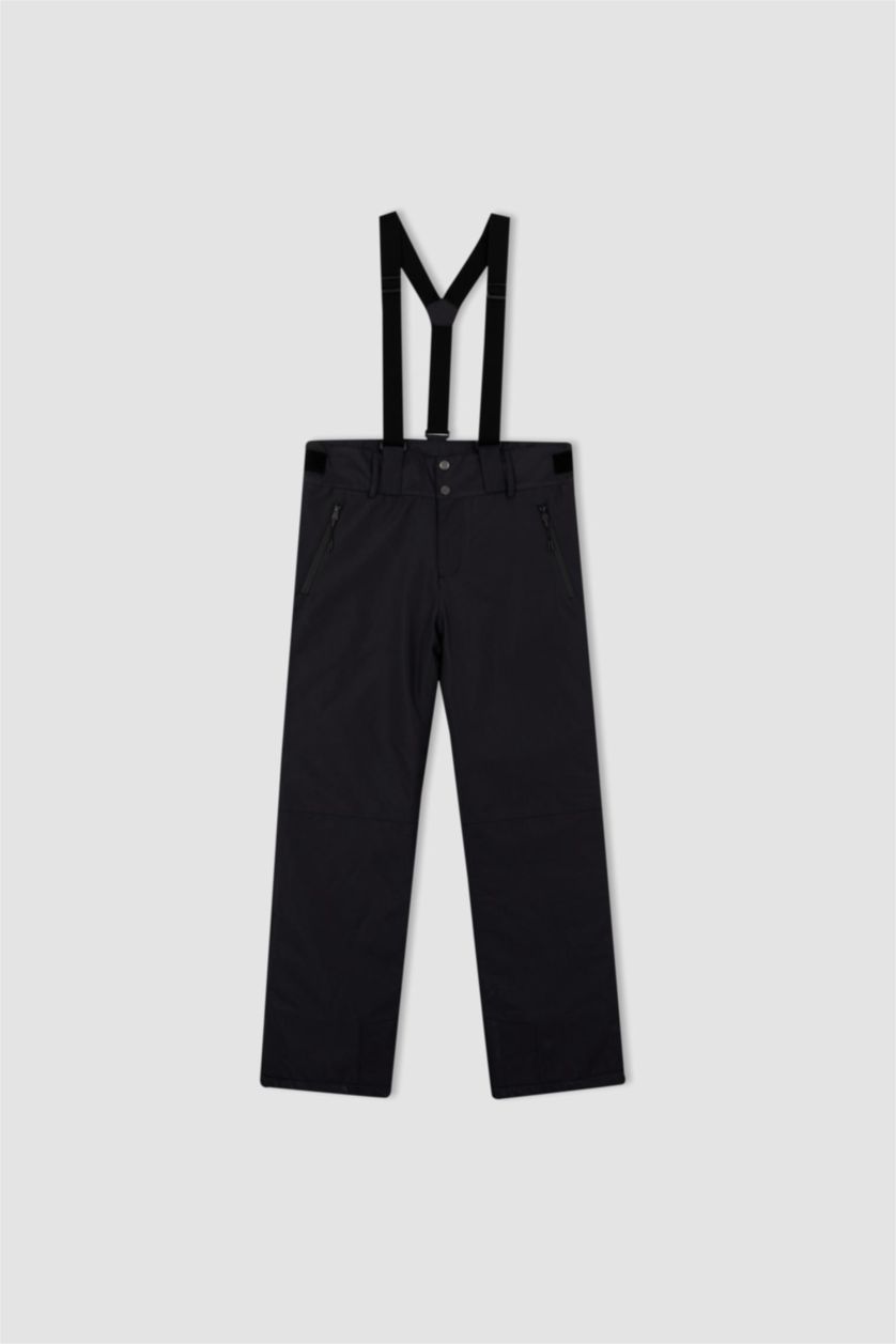 Erkek Siyah Regular Fıt Jogger