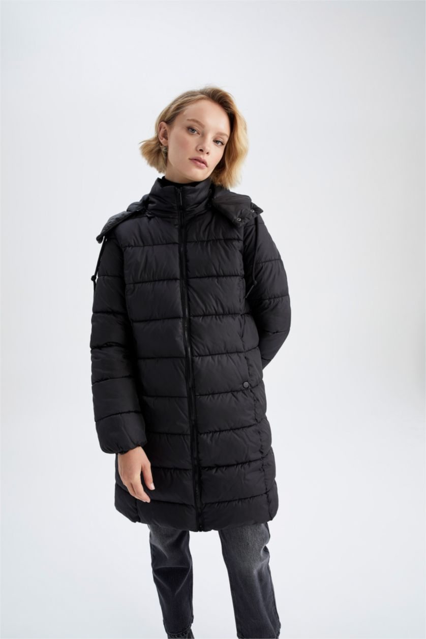 Kadın Siyah Parka