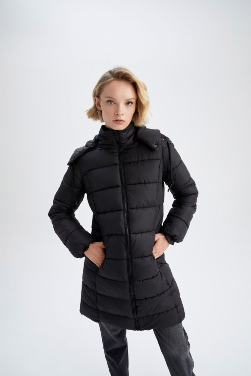 Kadın Siyah Parka