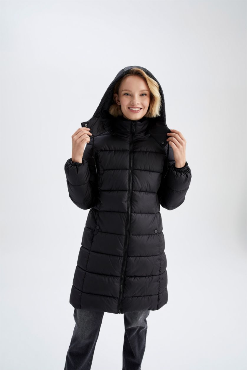 Kadın Siyah Parka