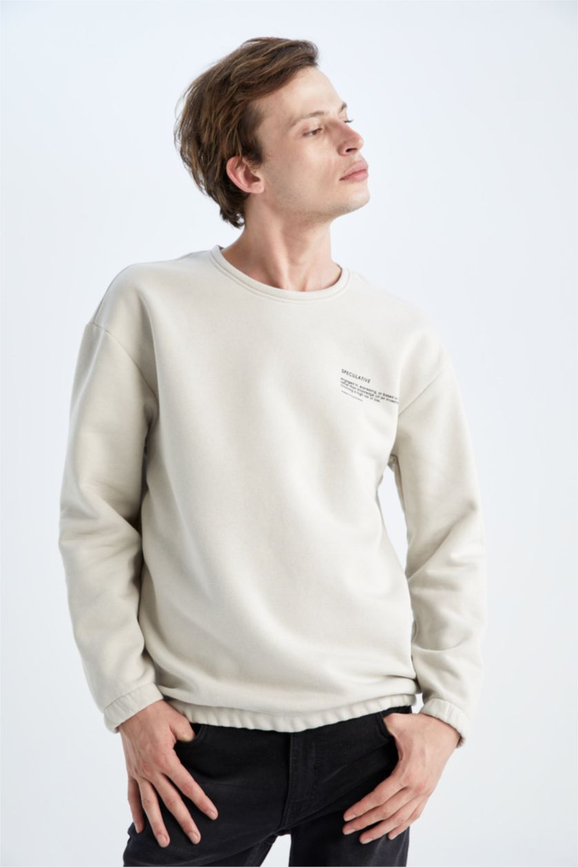 MAN Sand Boxy Fit Sweatshirt