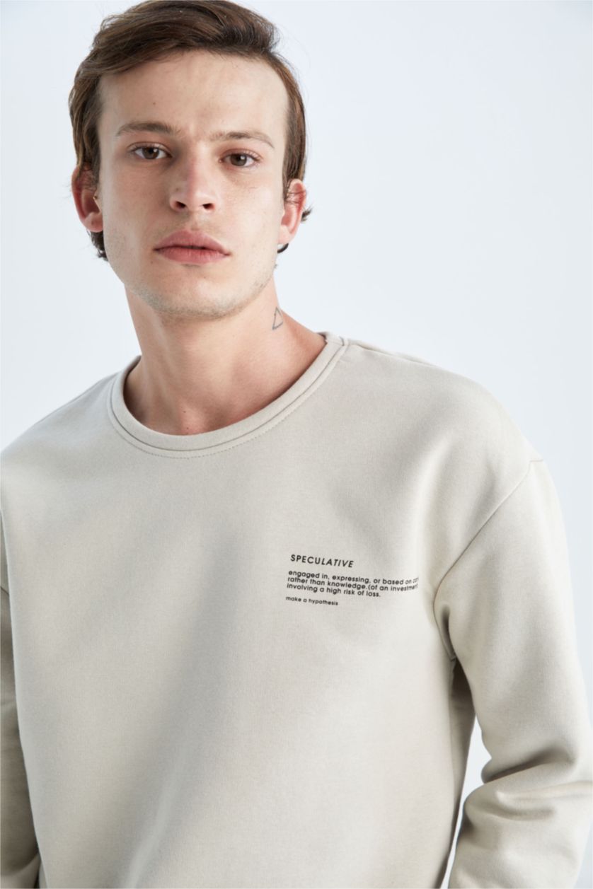 MAN Sand Boxy Fit Sweatshirt