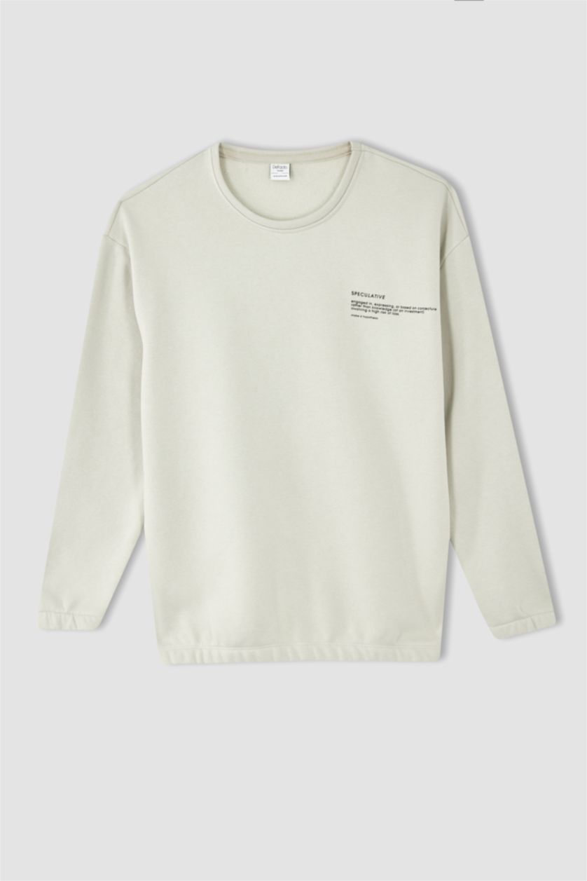 MAN Sand Boxy Fit Sweatshirt