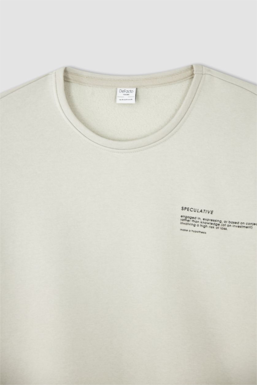 MAN Sand Boxy Fit Sweatshirt