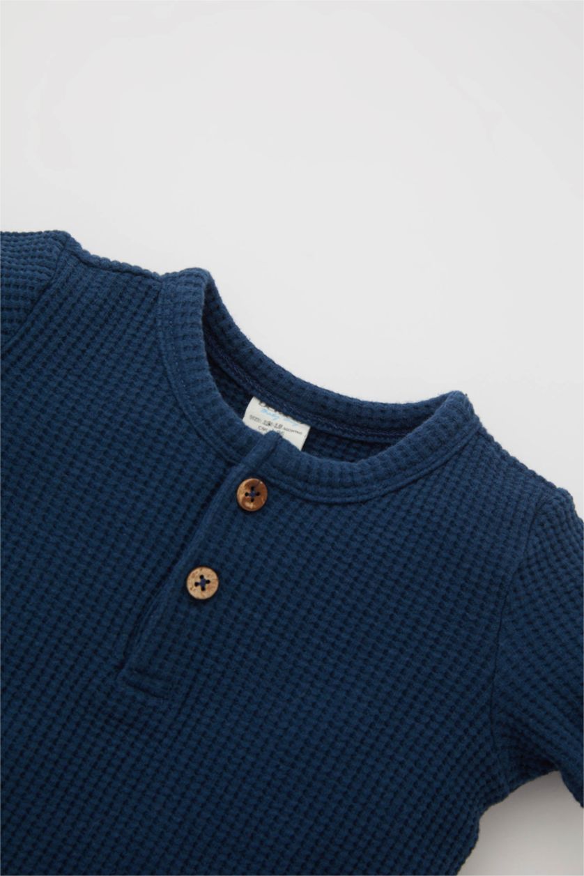 BABY BOY Dark Blue Regular Fit Short Sleeve Pyjama Set