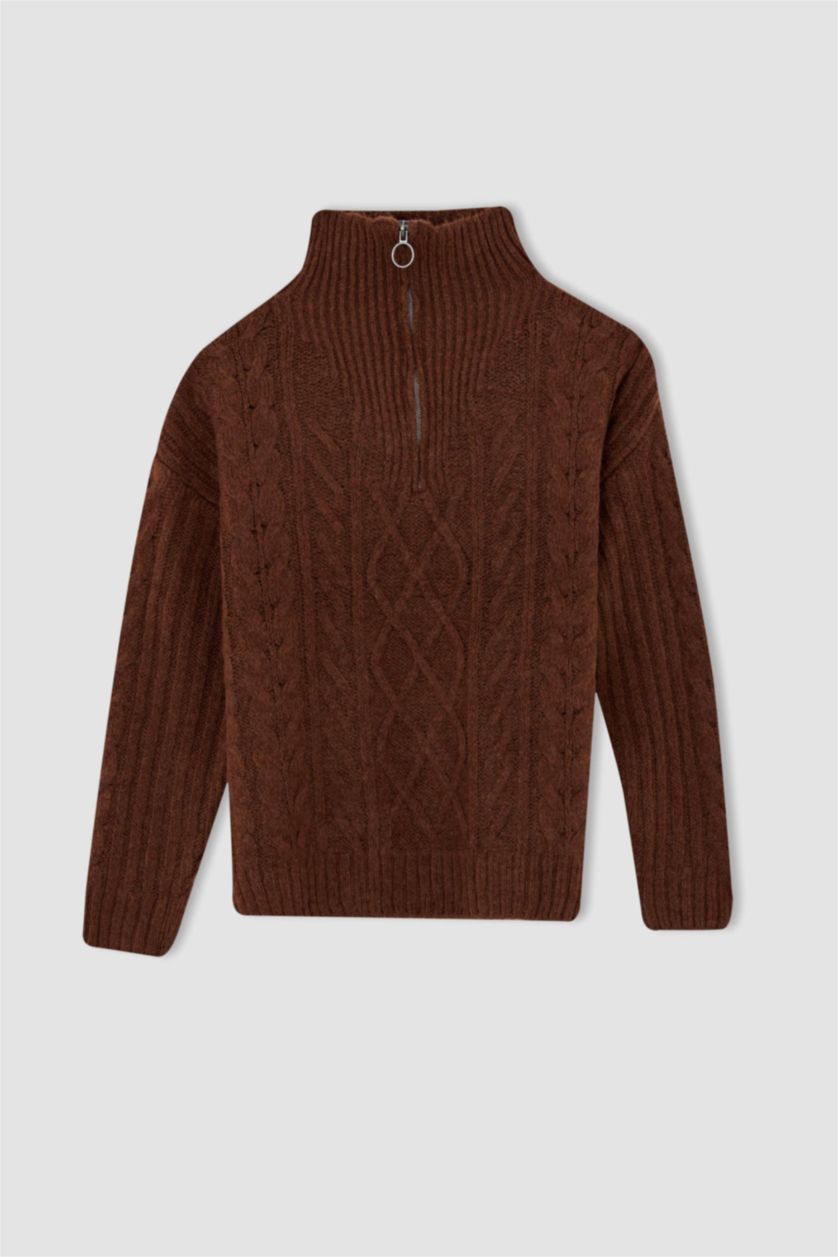 WOMAN Brown Relax Fit Pullover