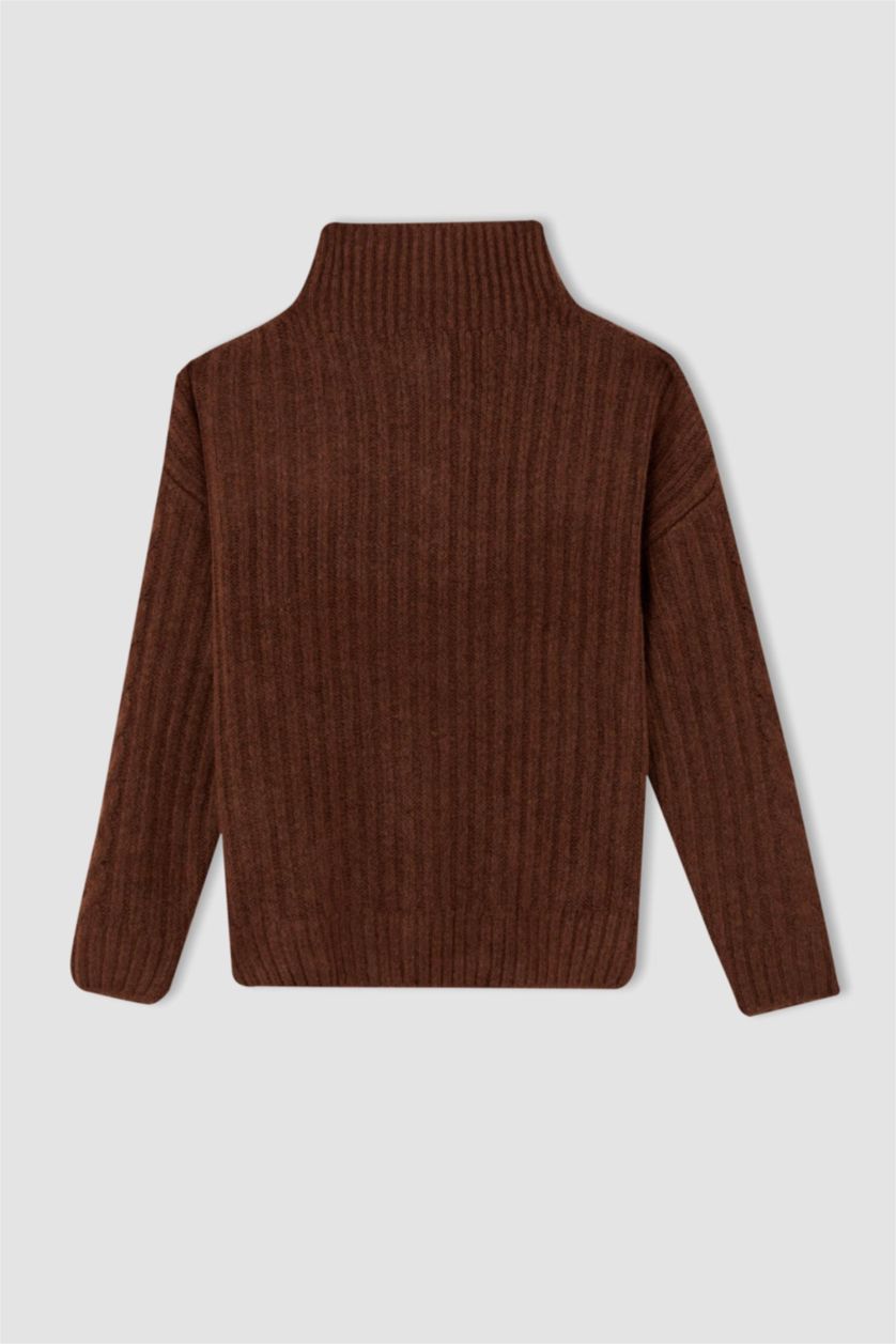 WOMAN Brown Relax Fit Pullover