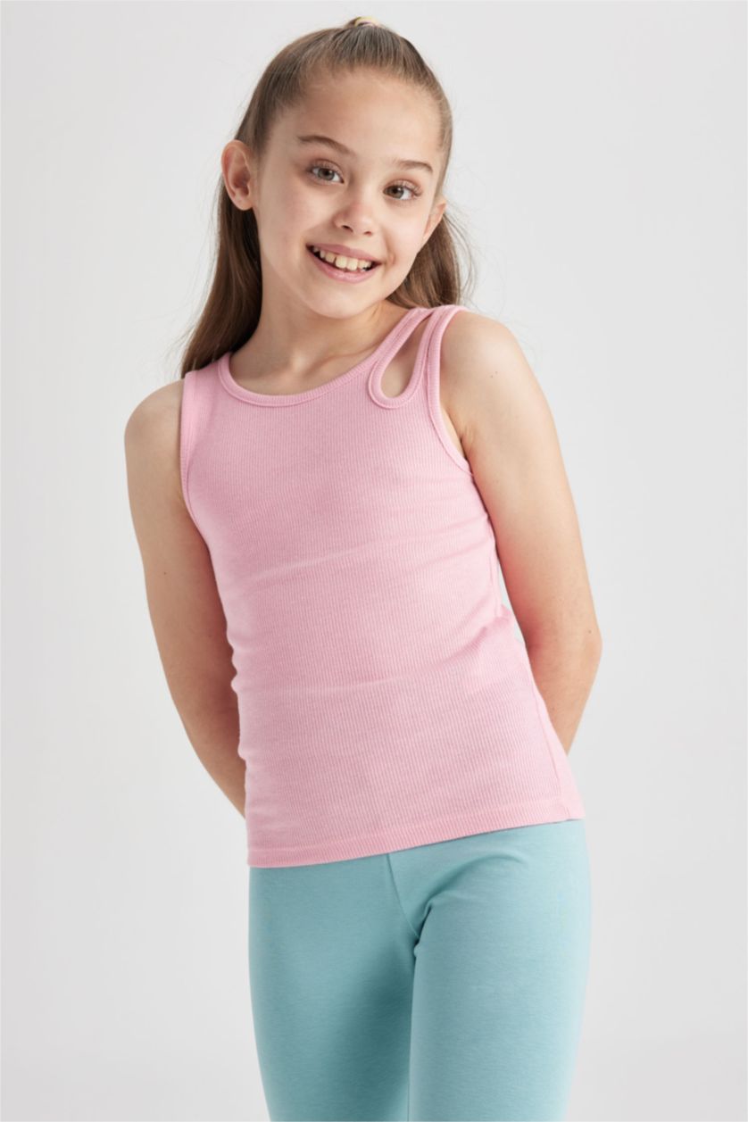 Девочки и подростки Светло-розовый Майка для девочек