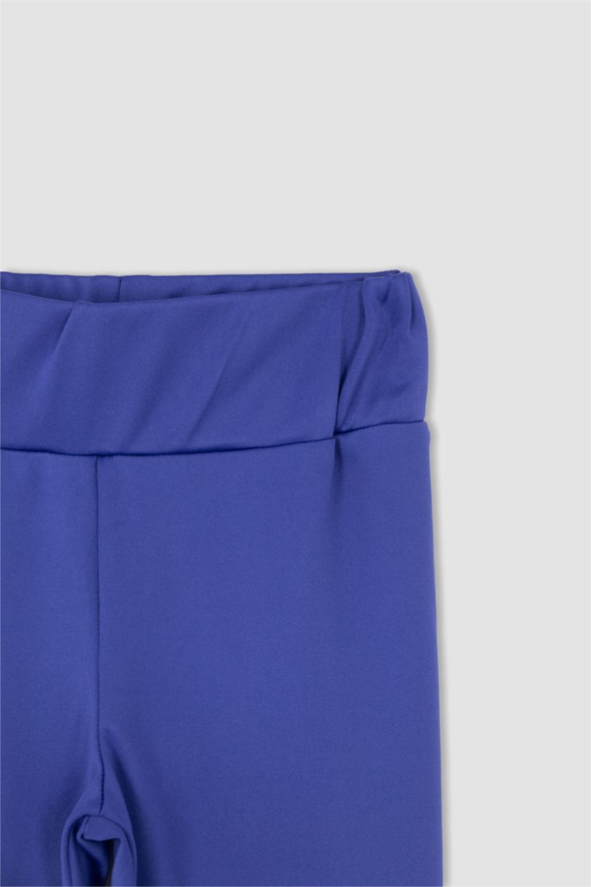 GIRLS & TEENS Purple Girl Capri Length Leggings