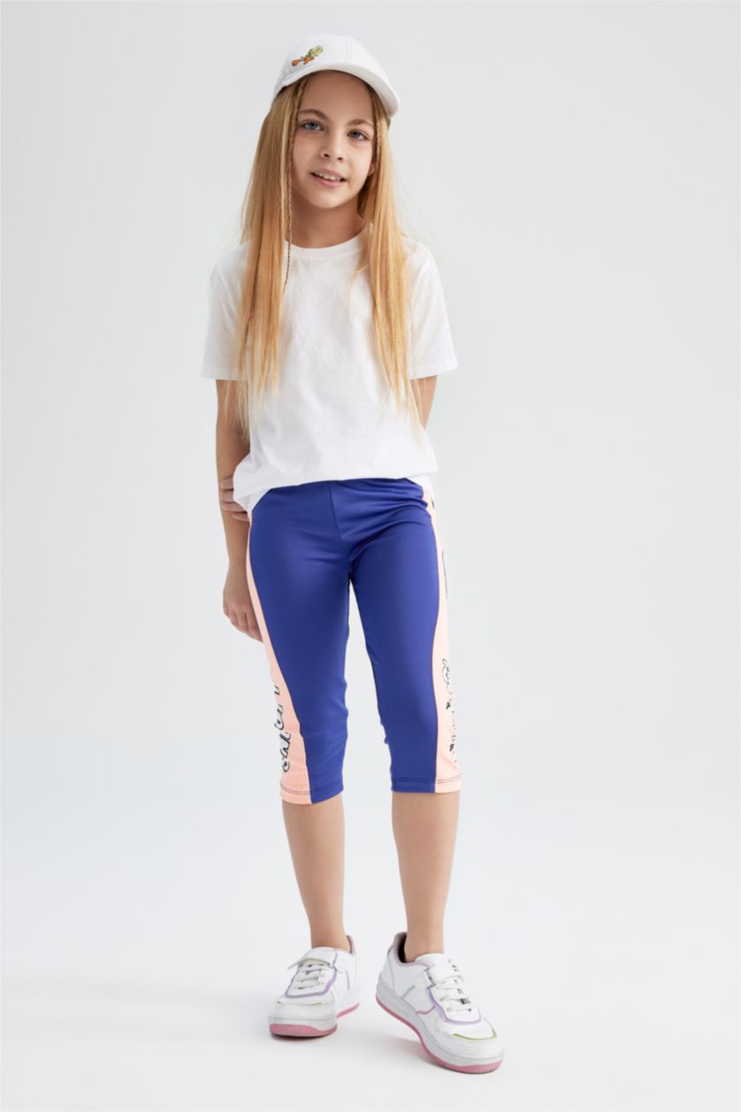 Девочки и подростки Фиолетовый Леггинсы Snoopy