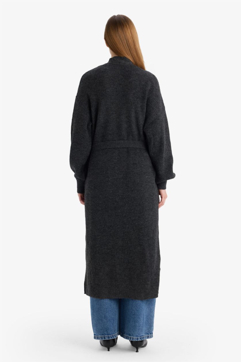 WOMAN Anthracite Regular Fit Cardigan