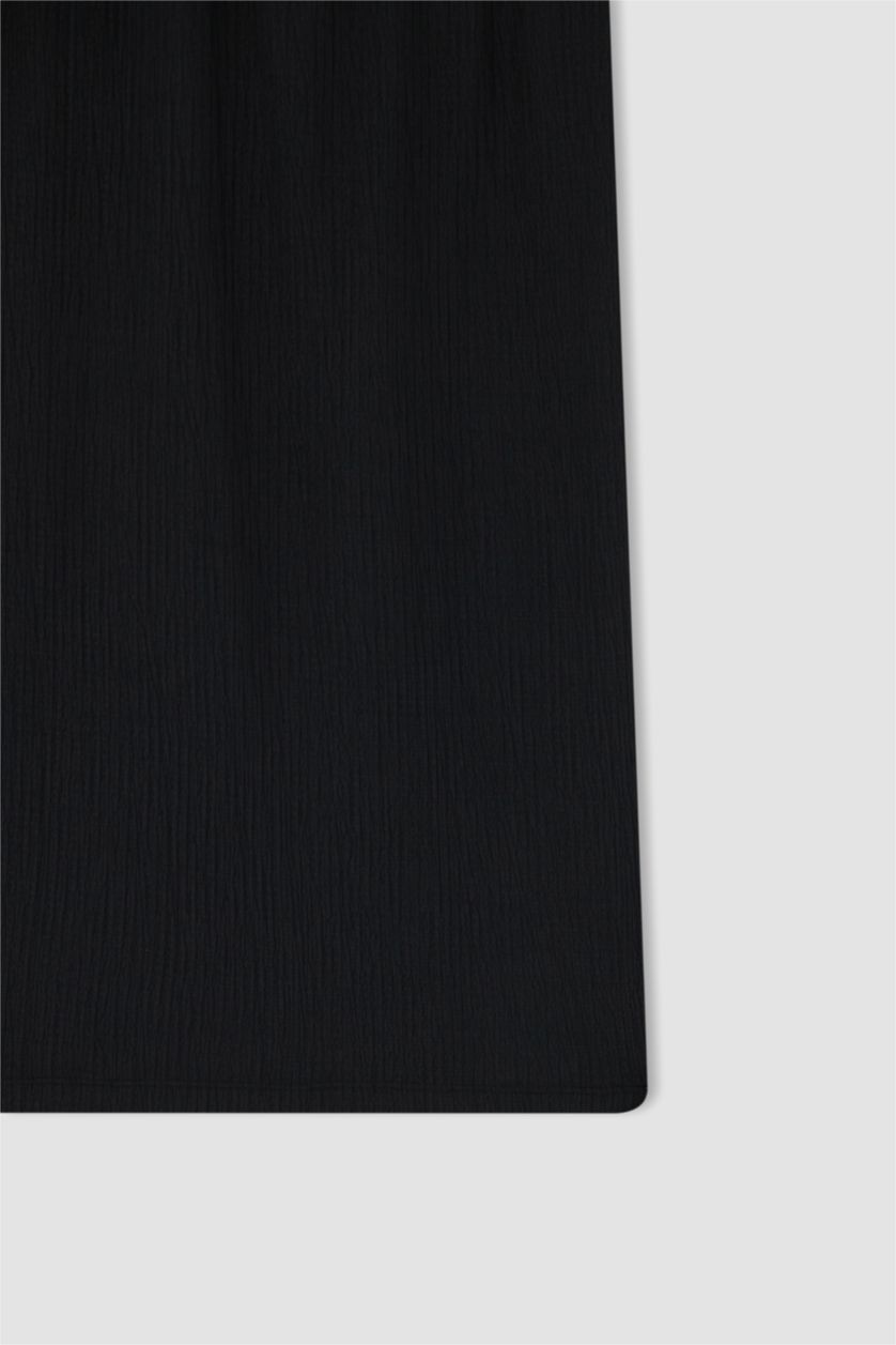 WOMAN Black Slim Fit Midi