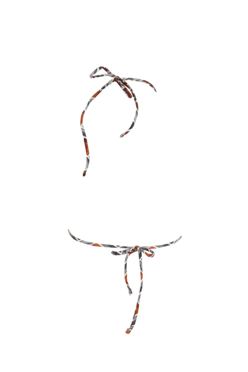 نساء برتقلي غامق توب بكيني قصة عادية من Nefes İstanbul X Defacto