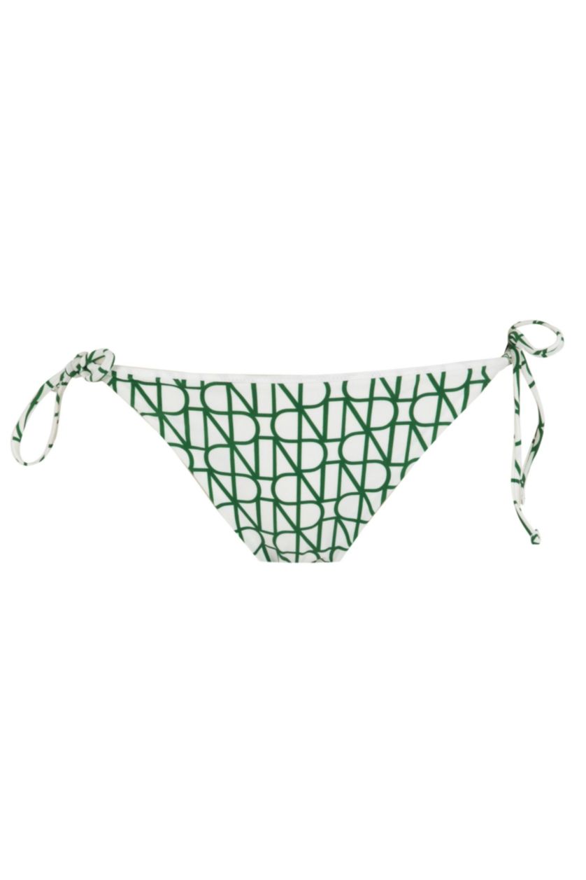 نساء أخضر اندر بكيني مطبوع بقصة عادية من Nefes İstanbul X Defacto