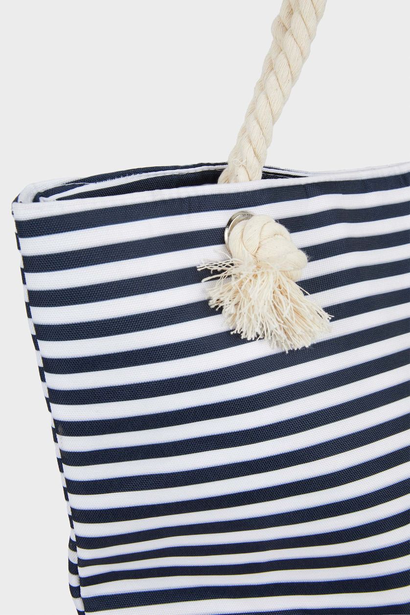 Kadın Lacivert Kadın Plaj Çantası