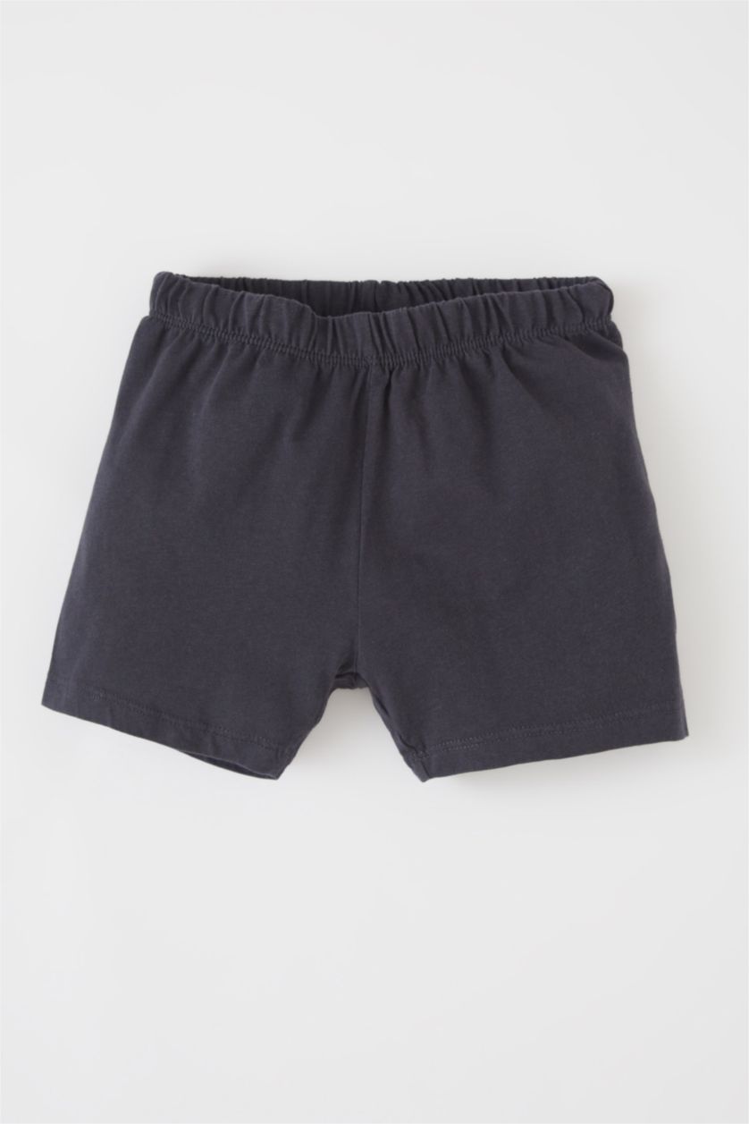 BABY BOY Light Brown Regular Fit Short Sleeve Dinasour Print Lounge Set