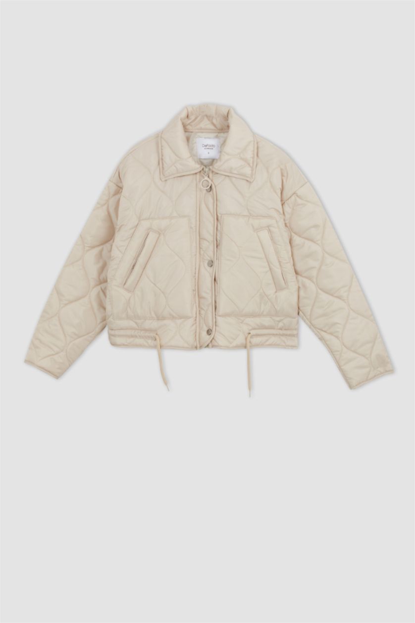 نساء بيج Puffer Jacket