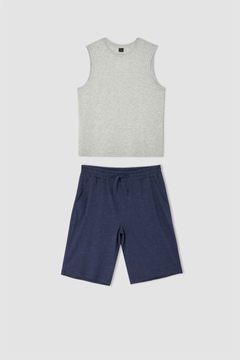 MAN Navy Melange 2 piece Set