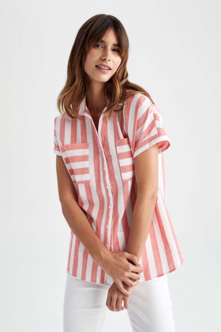 FEMME Rouge Regular Fit Short Sleeve Shirt
