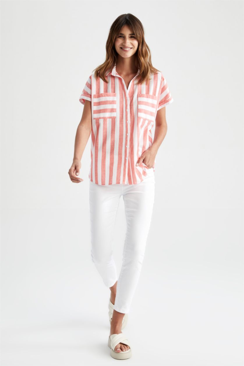 FEMME Rouge Regular Fit Short Sleeve Shirt