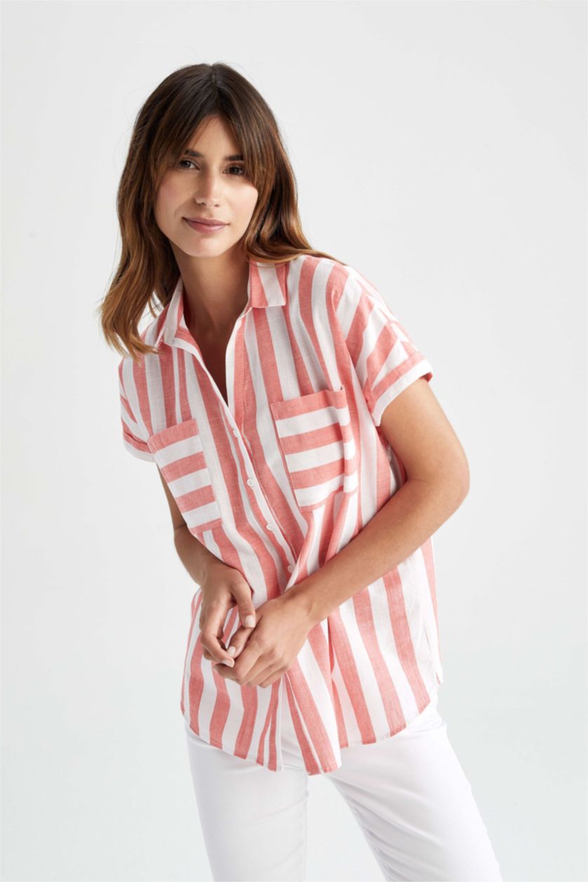 FEMME Rouge Regular Fit Short Sleeve Shirt
