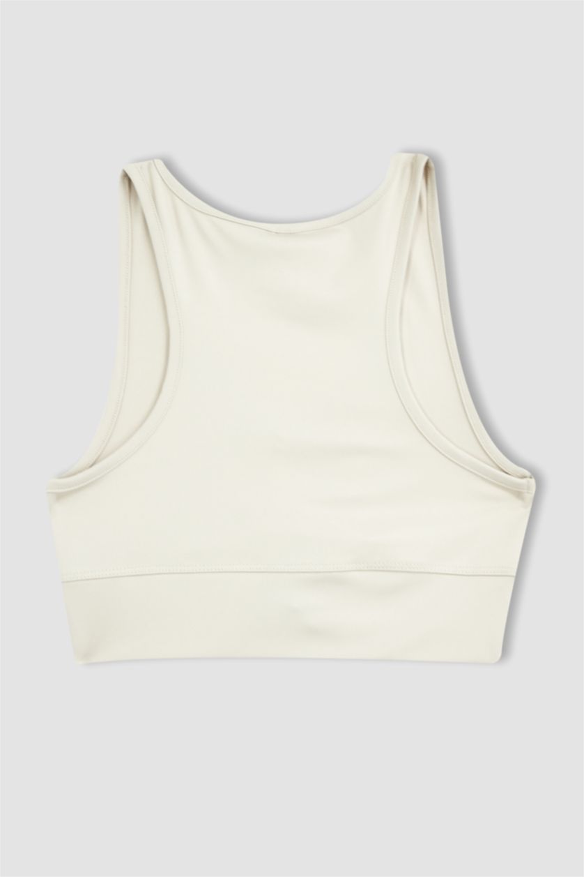 نساء حجري فاتح كروب توب بحمالات بياقة V