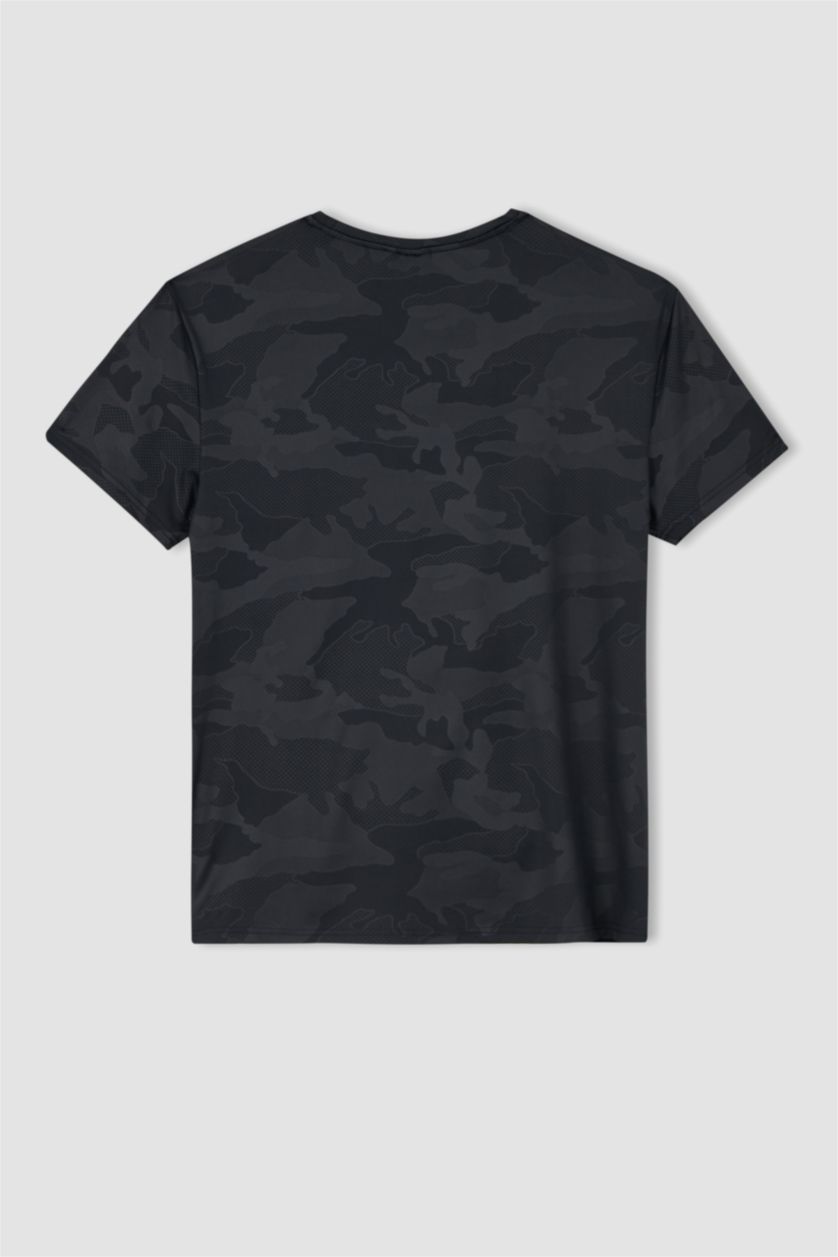 HOMME Noir T shirt Coupe Régulière NBA Chicago Bulls