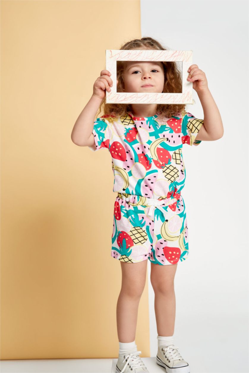 BÉBÉ FILLE Blanc Bébé Fille Col Ras Du Cou Manche Courte Body À Manches Courtes