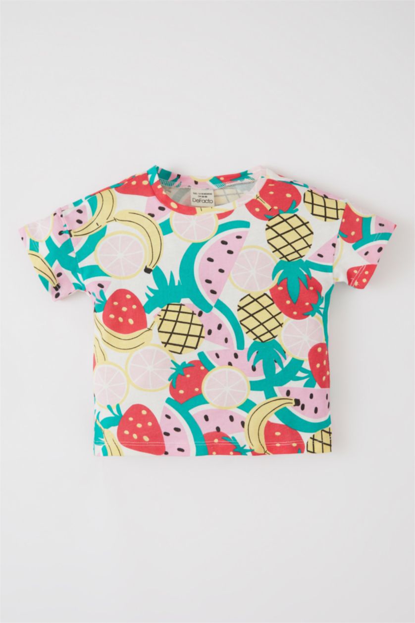 BÉBÉ FILLE Blanc Bébé Fille Col Ras Du Cou Manche Courte Body À Manches Courtes