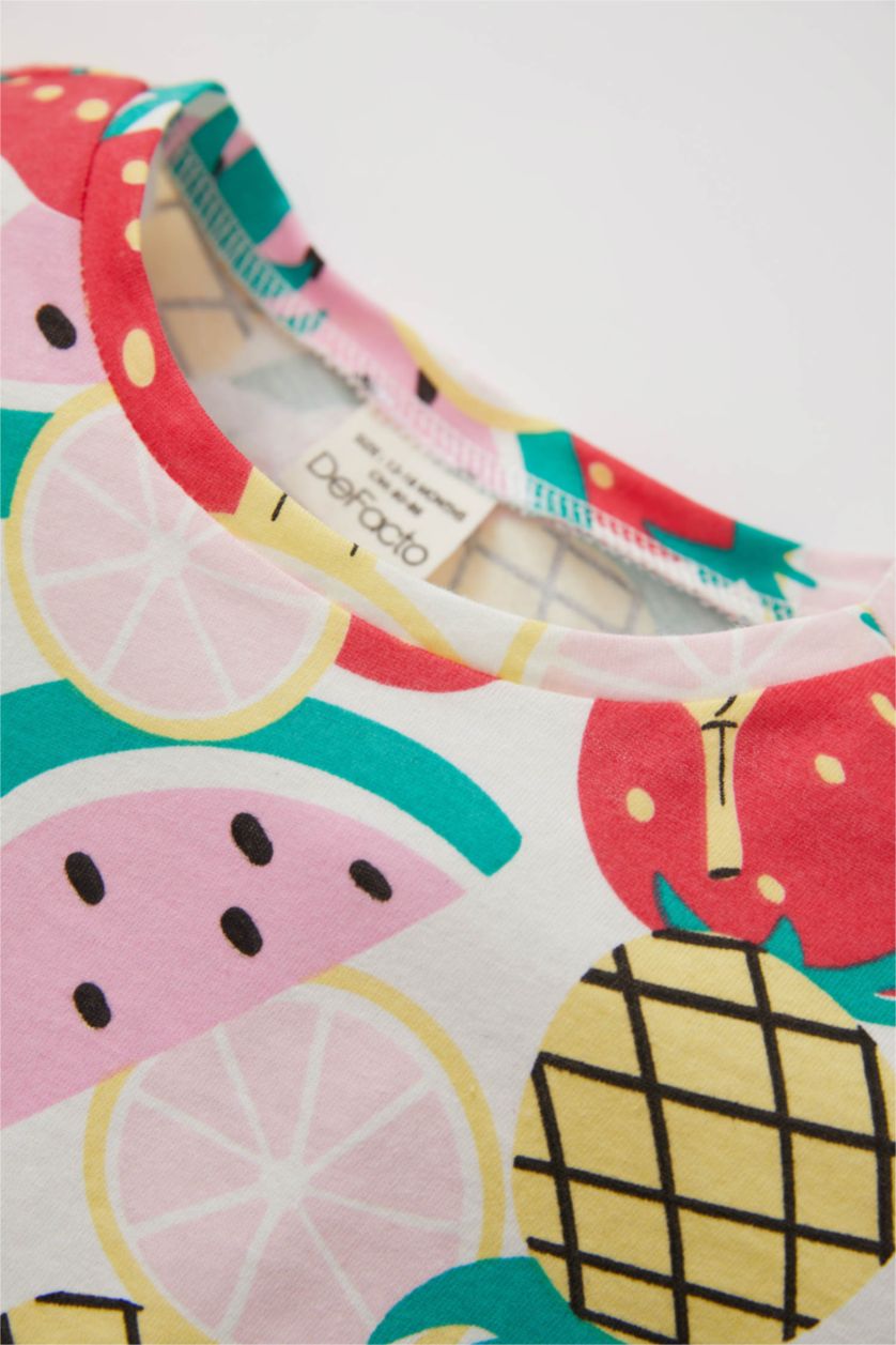 BÉBÉ FILLE Blanc Bébé Fille Col Ras Du Cou Manche Courte Body À Manches Courtes