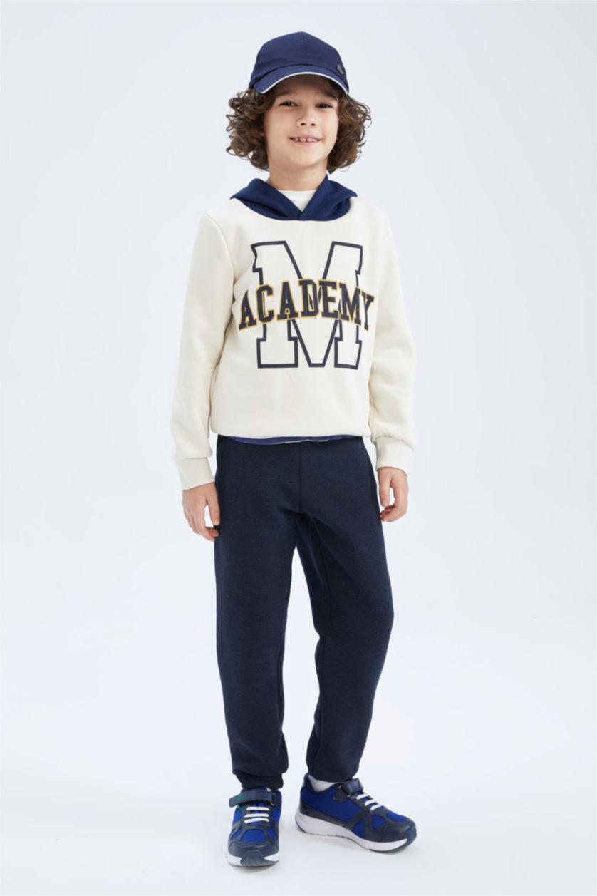 BOYS & TEENS Sand Boy Regular Fit Printed Hoodie Sweatshirt Jogger Tracksuit Bottom Set