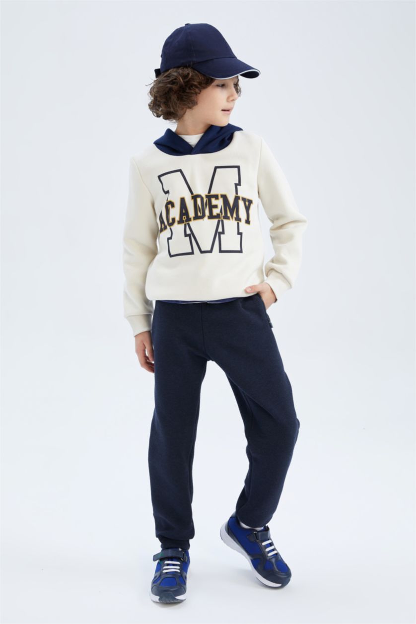 BOYS & TEENS Sand Boy Regular Fit Printed Hoodie Sweatshirt Jogger Tracksuit Bottom Set