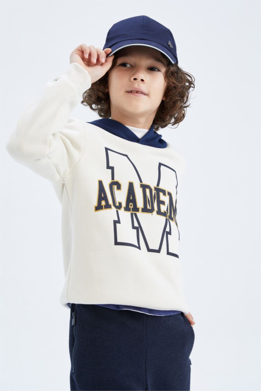 BOYS & TEENS Sand Boy Regular Fit Printed Hoodie Sweatshirt Jogger Tracksuit Bottom Set