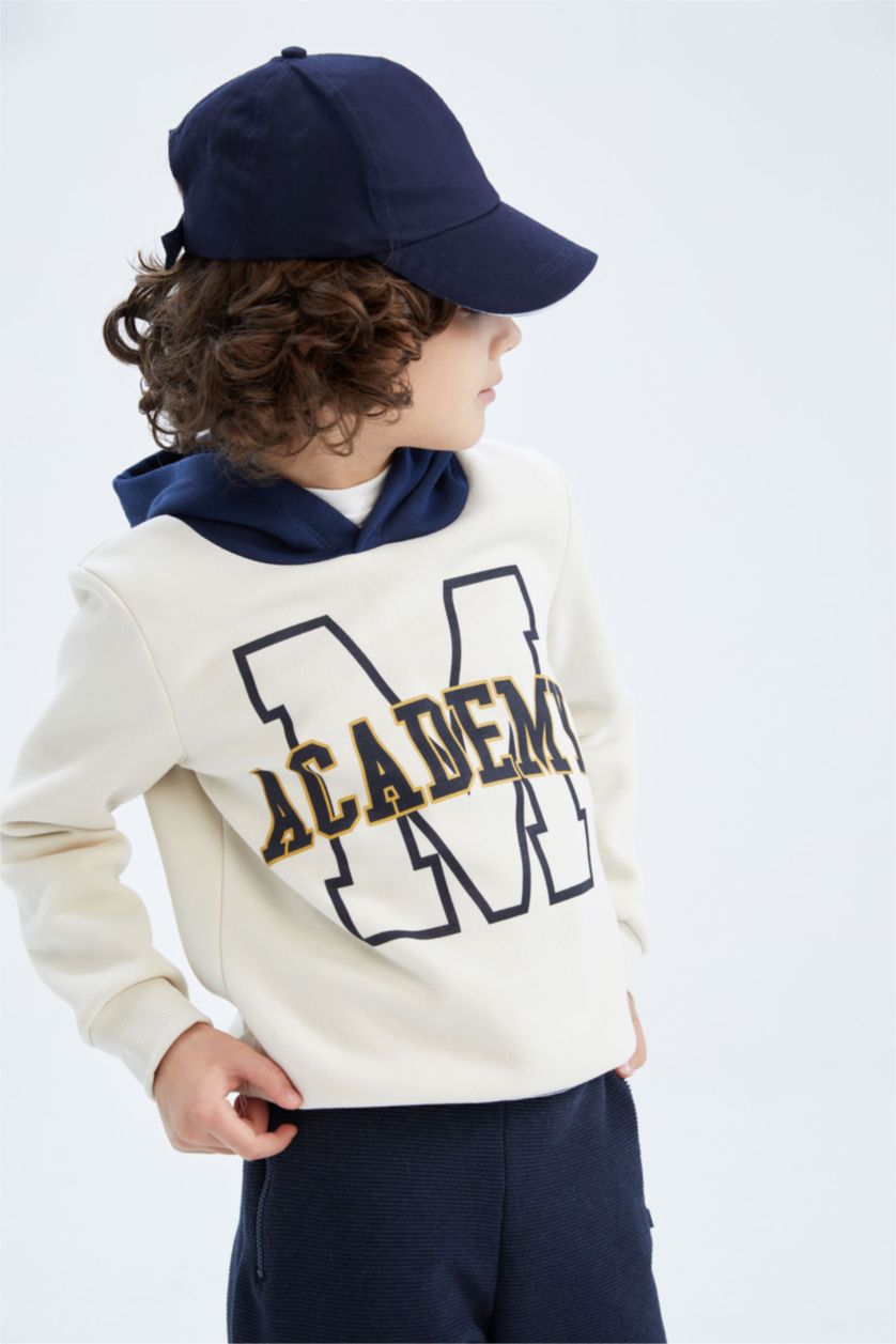 BOYS & TEENS Sand Boy Regular Fit Printed Hoodie Sweatshirt Jogger Tracksuit Bottom Set