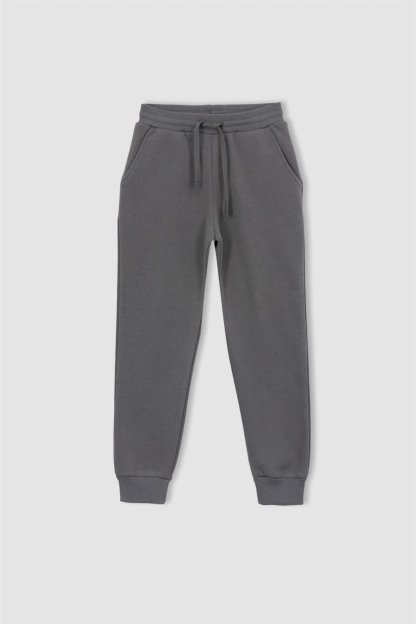 أولاد أزرق فاقع طقم ولادي بغطاء للرأس مطبوع - قطعتين