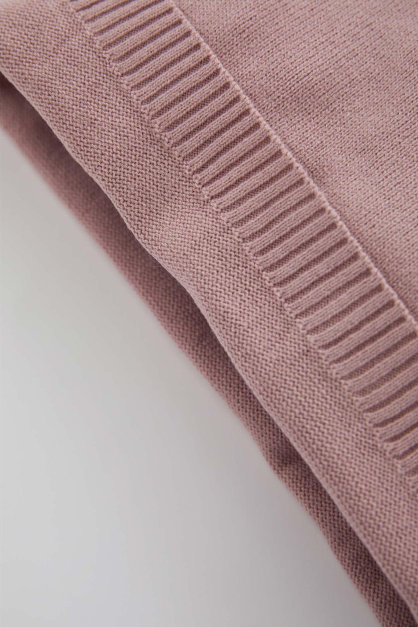 BÉBÉ FILLE Rose Pull ultra doux à col rond Coupe régulière pour bébé fille