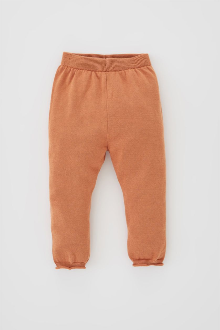 BABY GIRL Light Brown 3 piece Regular Fit Crew Neck Set