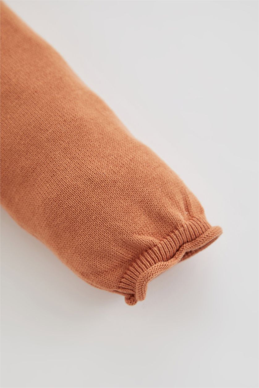 BABY GIRL Light Brown 3 piece Regular Fit Crew Neck Set