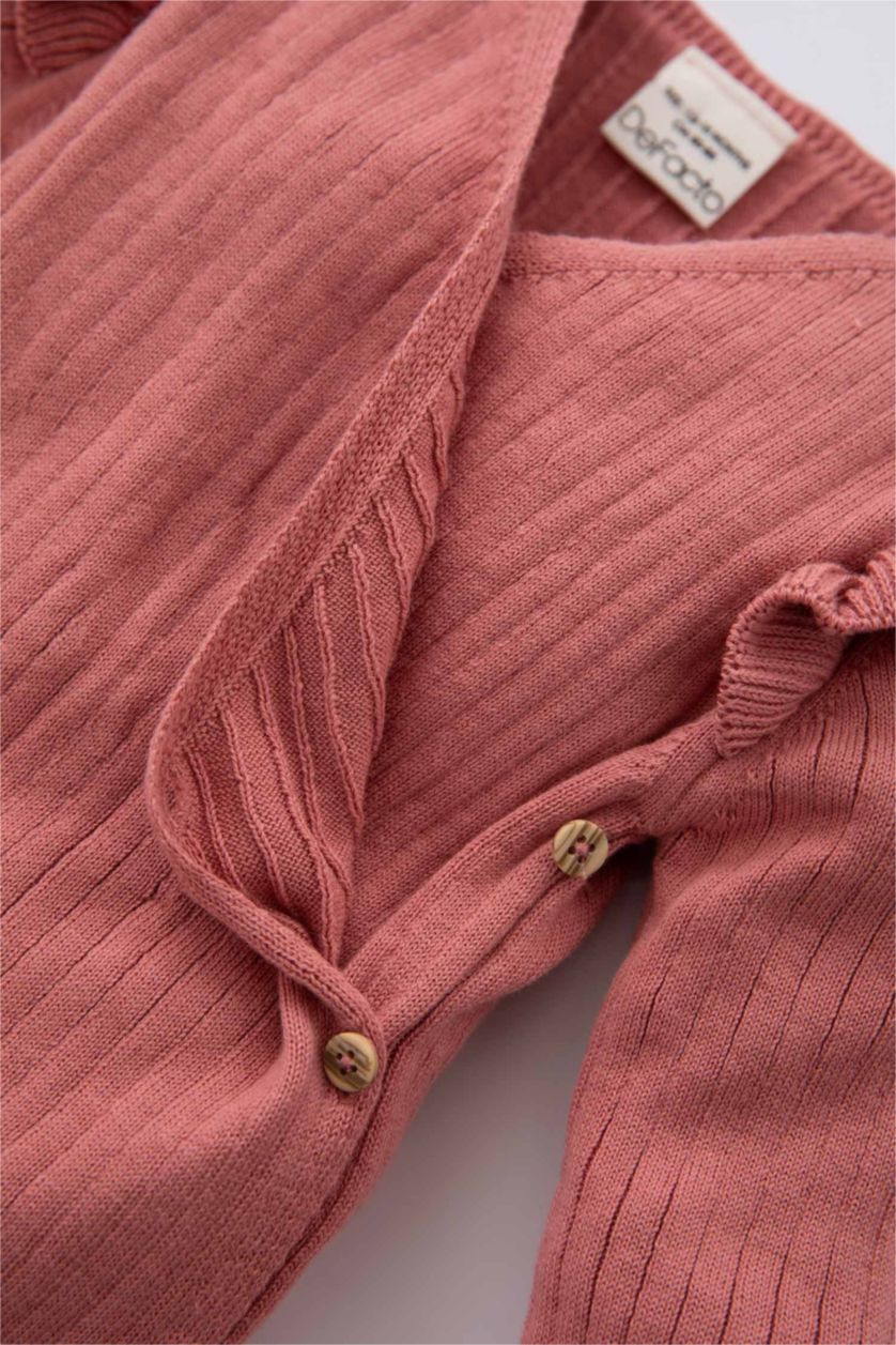 BABY GIRL Rose Baby Girl Basic Long Sleeve 2 Piece Knitwear Set