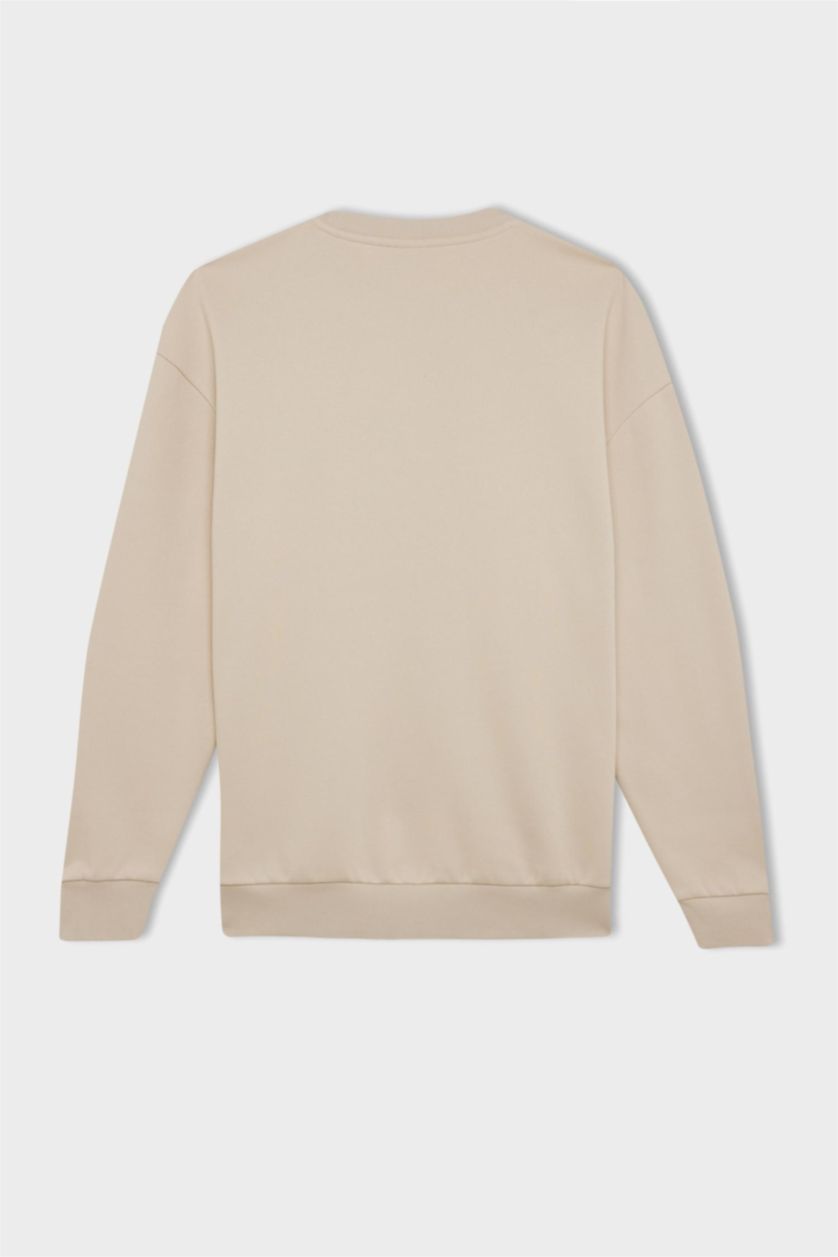 رجالي بيج سويت شيرت أوفر سايز بيج برقبة مستديرة