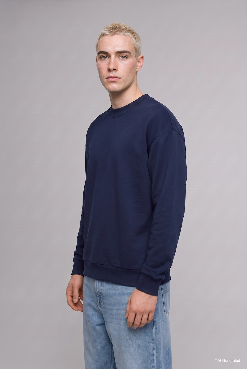 Ерлер әскери-теңіз Boxy Fit свитшот
